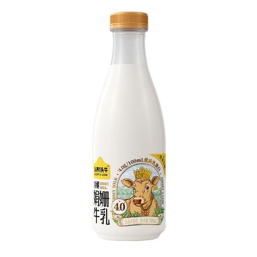 认养一头牛 PET冷藏娟姗牛乳 700ml/瓶 商品图0