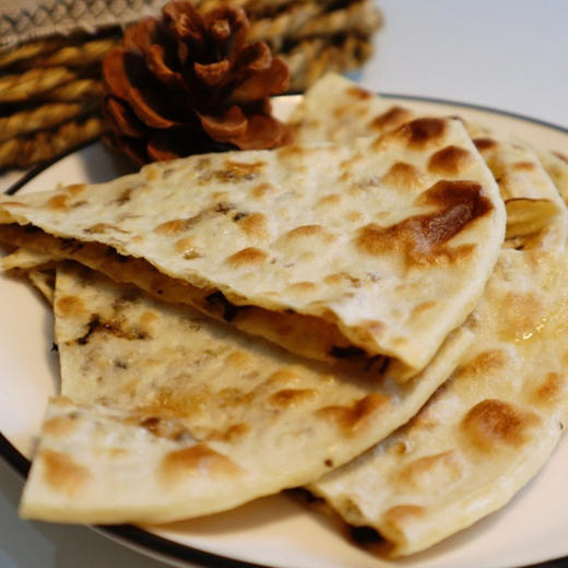 燕子烧饼梅干菜肉烧饼锅盔预制菜速食早餐零食小吃薄酥脆饼 商品图0