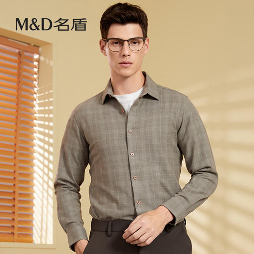 【名盾】梭织长袖衬衫MWCB31581A 商品图3