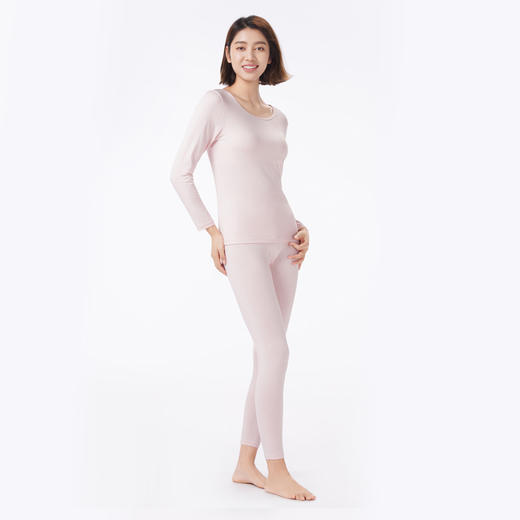 都市丽人保暖衣轻暖套装超薄5050薄女士保暖衣套装LWTAA1 商品图2