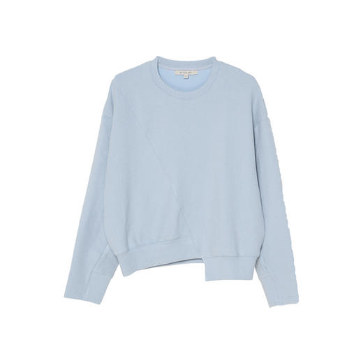 HeyDress不规则拼接卫衣女秋季宽松休闲套头上衣圆领长袖运动衫 商品图4