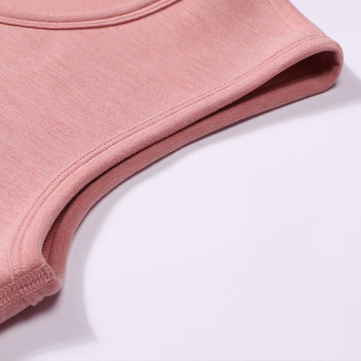 都市丽人保暖衣强暖单件背心天丝德绒复合绒厚女士保暖衣塑身保暖背心LWT4A4 商品图5