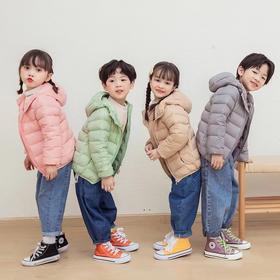 【“羽”众不同的温暖~】小沐童儿童轻薄羽绒服 男女童宝宝 秋冬新款 婴儿亲子外套短款 保暖中大童装外套-QQ