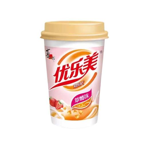 喜之郎草莓味奶茶80g/杯 商品图0