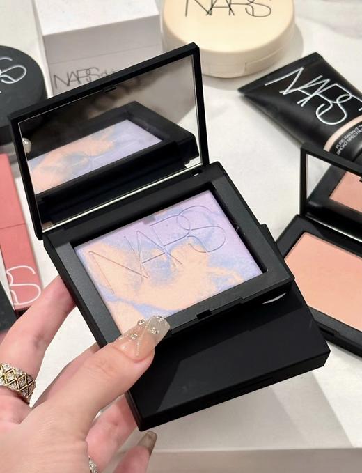 纳斯NARS蜜粉饼 流光美肌清透蜜粉饼 定妆粉控油 星云紫蜜粉饼/红壳加量限定款 商品图2