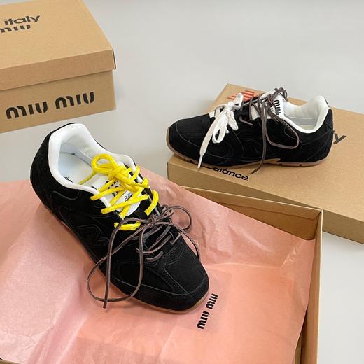 点此购买 NB缪缪MiuMiu联名530SL系列男女款复古休闲德训鞋 98 293716 商品图4