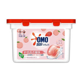 奥妙自然工坊护色洗衣凝珠50颗（清甜白桃香）