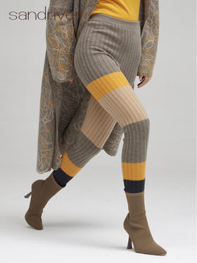 青海羊绒针织夹道打底裤SJF96K237N