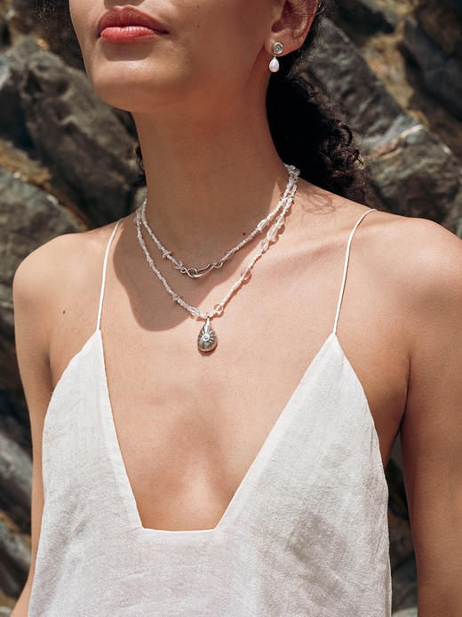 monSecret｜WA240108 微澜长项链【WAVE】 [ 银 ] 商品图0