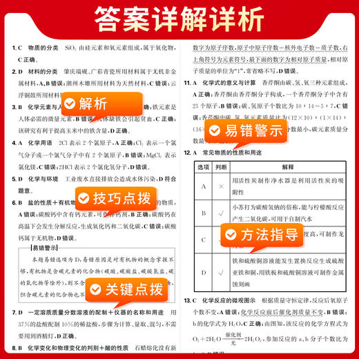 天利38套2025版化学全国中考试题精选2024中考真题试卷中考总复习(教学考试研究院) 商品图4