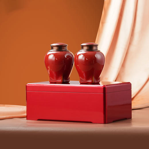 见喜【红.实木烤漆 .小双瓷螺丝口】135元1套.整箱12套 商品图1