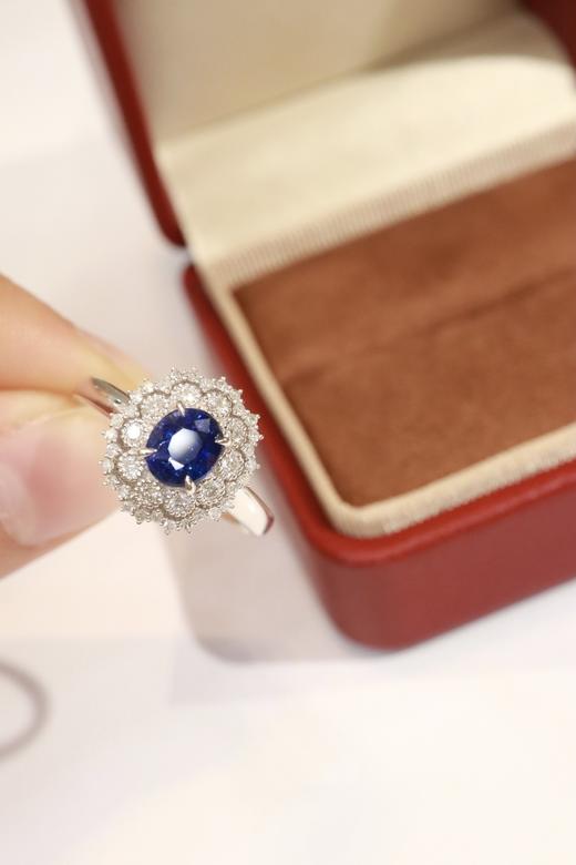 1.0ct 蓝宝石戒指 商品图7