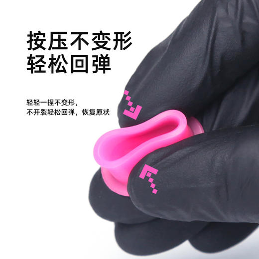 硅胶纹身色料杯心型圆型一整包100个装不伤针尖惊蛰刺青器材 商品图1