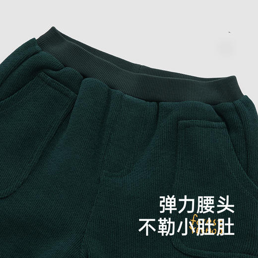 【商场同款】英氏儿童秋冬裤子男童夹棉灯芯绒休闲裤长裤 商品图2