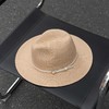 疯帽子 时尚休闲礼帽夏季情侣款男女经典款草帽子 出游逛街CL124 商品缩略图2