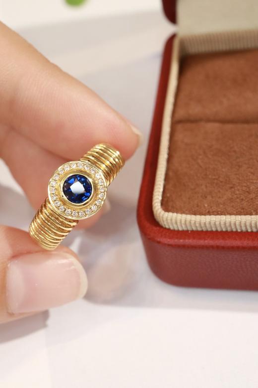 0.50ct 蓝宝石戒指 商品图2