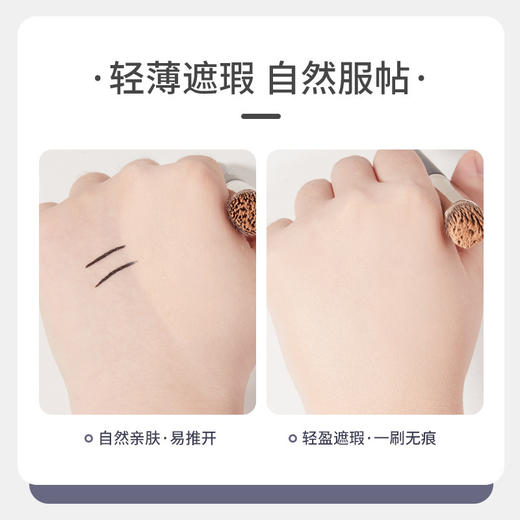 GECOMO化妆刷圆头遮瑕刷不吃粉不卡纹遮瑕眼线唇刷粉底刷底妆新手 商品图1