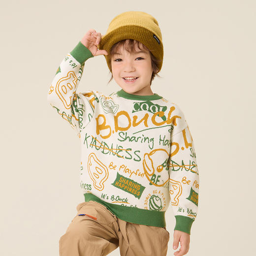 B.Duck小黄鸭童装春秋针织衫105-150 BF3512023 商品图2