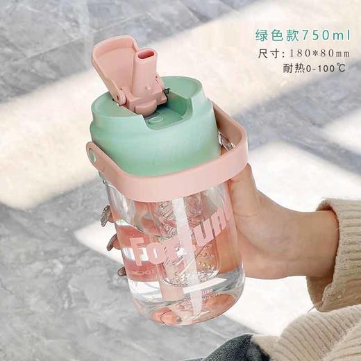 超可爱超大水壶1000ml 超大容量水杯1500ML 户外健身房一杯就够 商品图2