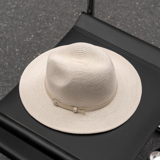 疯帽子 时尚休闲礼帽夏季情侣款男女经典款草帽子 出游逛街CL124 商品图4