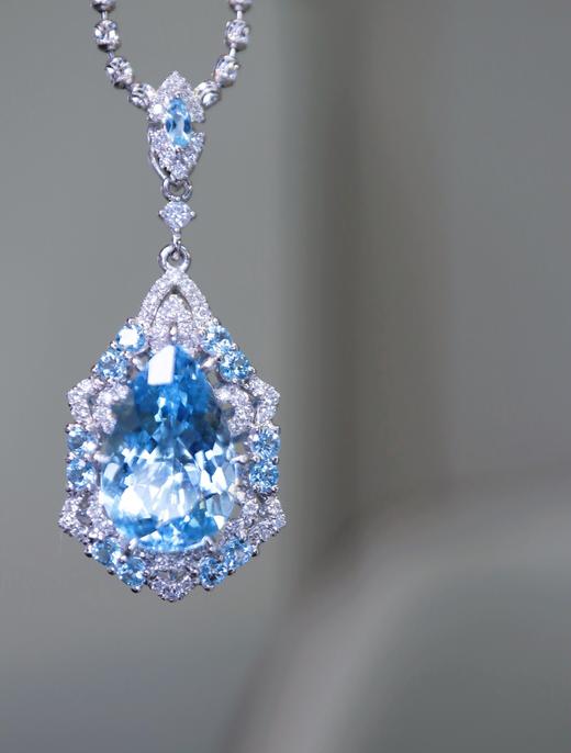 2.42ct 海蓝宝吊坠 商品图3