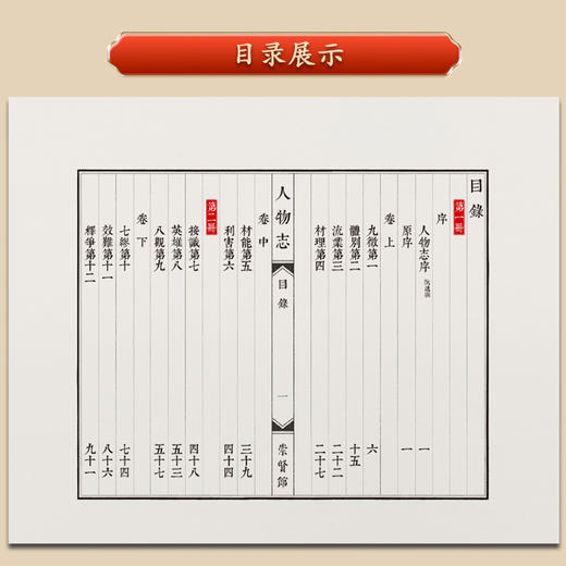 人物志 手工宣纸线装竖排繁体字 商品图5