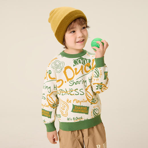 B.Duck小黄鸭童装春秋针织衫105-150 BF3512023 商品图1