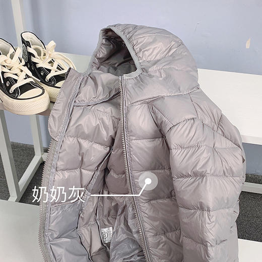 【“羽”众不同的温暖~】小沐童儿童轻薄羽绒服 男女童宝宝 秋冬新款 婴儿亲子外套短款 保暖中大童装外套-QQ 商品图9