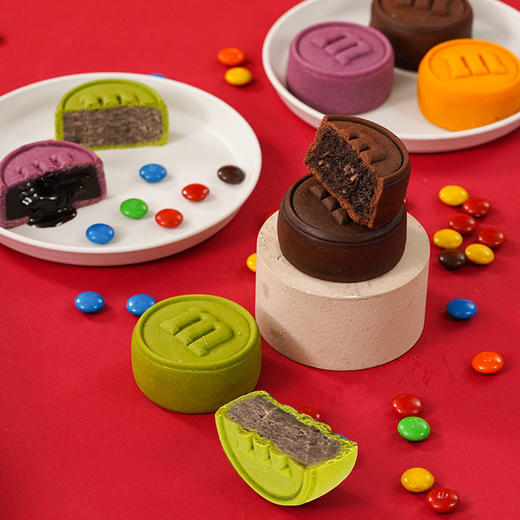 【广州酒家&M&M's】趣玥缤纷月饼礼盒325g5粒装 商品图2