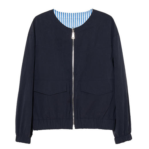 【周四精选福利】Heydress双面穿夹克女秋季户外休闲圆领宽松运动时尚短款外套上衣 商品图4