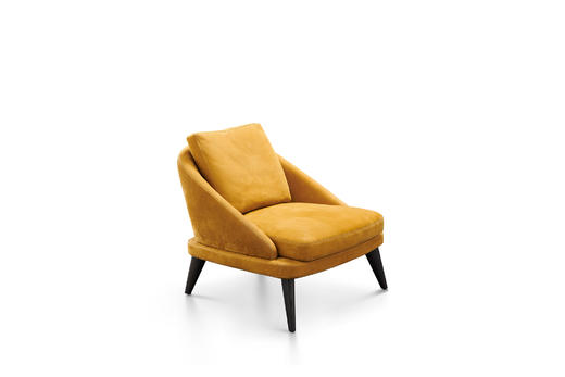 华莱士 休闲椅 | 皮布面料可选，详询客服 商品图1