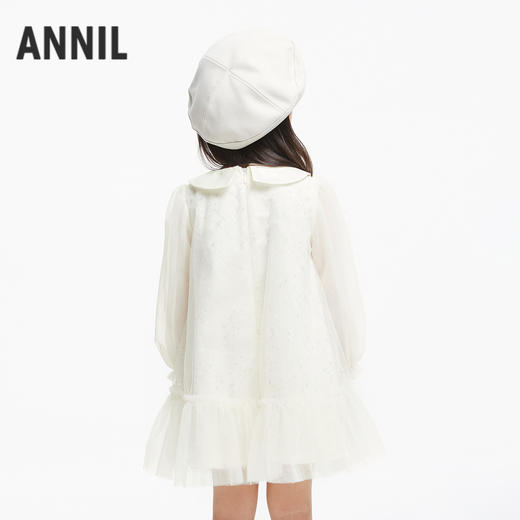 女童闪耀网纱连衣裙新款安奈儿童装实体店同款XG433686 商品图2