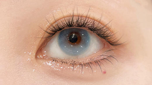 wecute 马耳他蓝 半年抛 两片 14.2mm 参考着色 13.4mm 基弧 8.6 含水 38% 新锐国货 商品图2