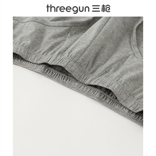 Threegun三枪 【丝柔长绒棉】男士三角内裤（1条装）-40527B921 商品图9