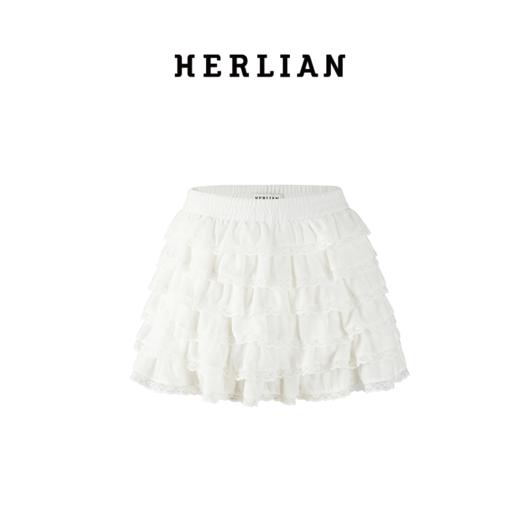 HL2DAWSK2028 丝绒蛋糕短裙 商品图0