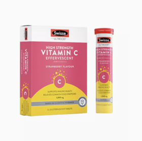 Swisse 斯维诗 维C泡腾片 60片/盒【安琪全球购.保税仓直发】