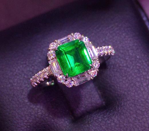 1.13ct 祖母绿戒指 商品图4