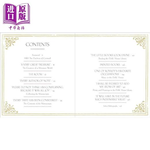 【中商原版】The Miniature Library of Queen Marys Dolls House 进口艺术 玛丽皇后的玩偶屋里的微型图书馆 商品图2