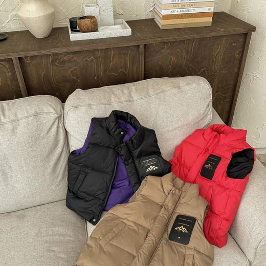 【轻盈保暖，潮牌无袖设计，魔术贴便捷易穿~】秋冬新款儿童羽绒服 小沐童潮牌无袖立领坎肩外套 冬季潮牌魔术贴 羽绒马甲-QQ 商品图2