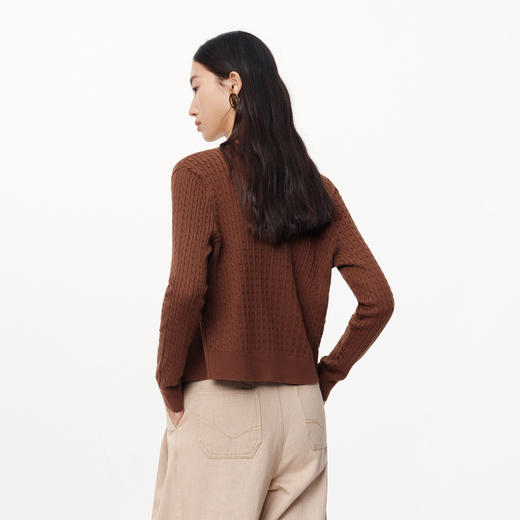 NEELLY纳俪商场同款秋季新款两件套上衣女通勤简约修身长袖针织衫N24081A01067 商品图1