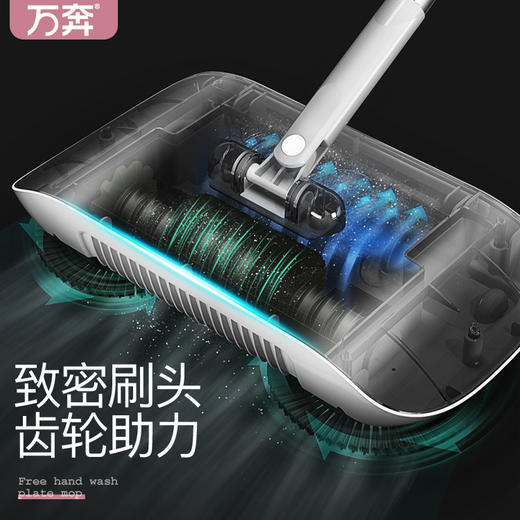 【扫拖双合一 ！告别深尘】手推式便捷扫地机吸尘器扫地拖地二合一可除尘清污懒人扫地拖把，无需充电 摆脱束缚。ry 商品图3