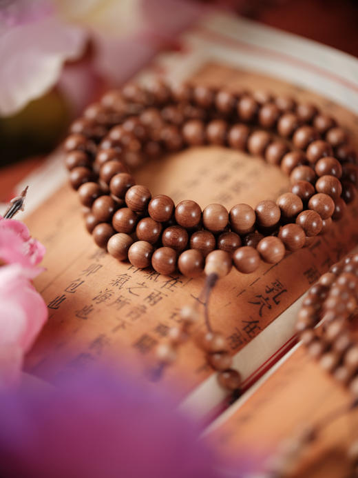情侣款｜老山檀108颗多圈手串【器悟雅玩】 商品图2