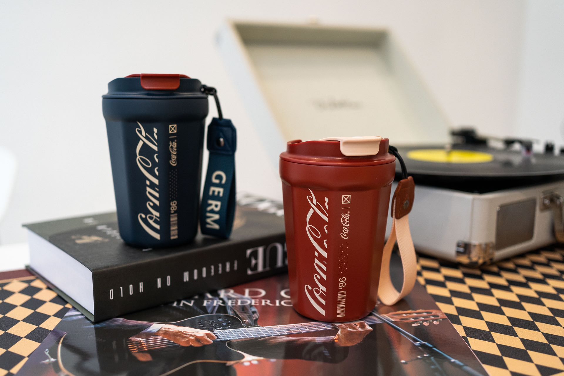 GERM可口可乐联名款菱形咖啡杯390ml