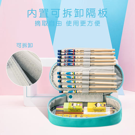 【开团】米小圈 美好时光笔盒 独角兽 小恐龙笔袋小学生铅笔盒 商品图6