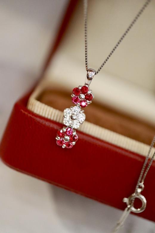 0.3ct 红宝石吊坠 商品图0