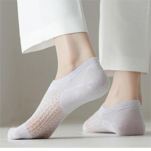 【35元10双，下单即赠冰袖一对】九行空调棉袜 | 莱卡橡胶防滑固定 镂空透气网眼 柔软舒适 男女款可选 商品图0