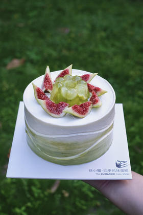 【伯爵青提无花果】4层蛋糕胚3层夹心～