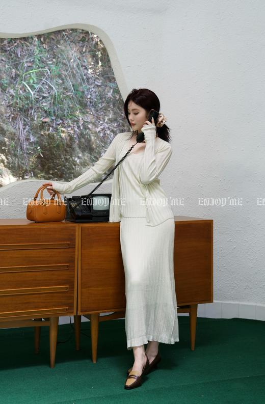 【门店同款】ENJOY秋季时光回廊坑条无袖针织 159045526 商品图3