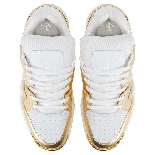 Giuseppe Zanotti 男士签名徽标低帮休闲运动鞋 混色 RM40038001 商品图3