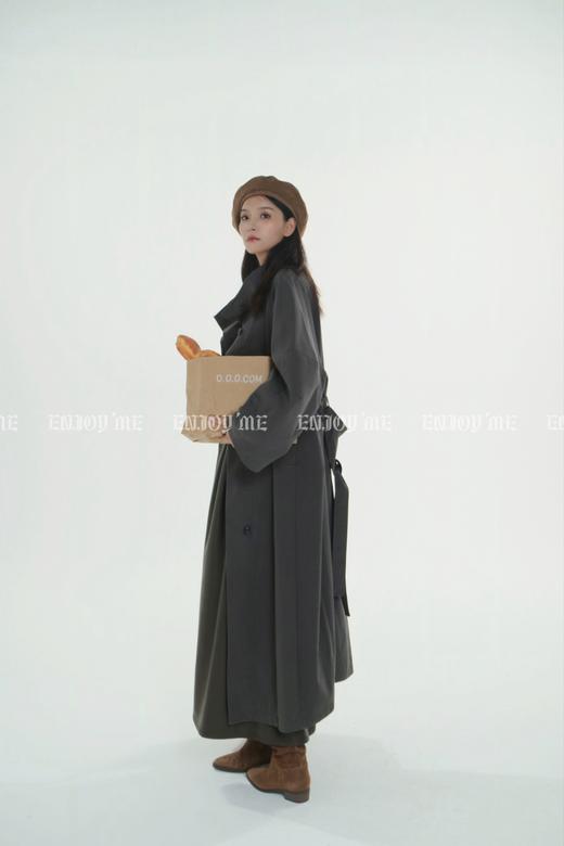 【门店同款】ENJOY秋季less is more经典廓形立领风衣 158946912 商品图10